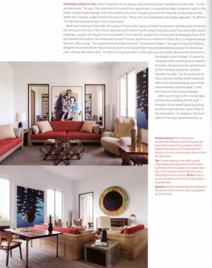 Designer: Pierre Yovanovitch Interior Design